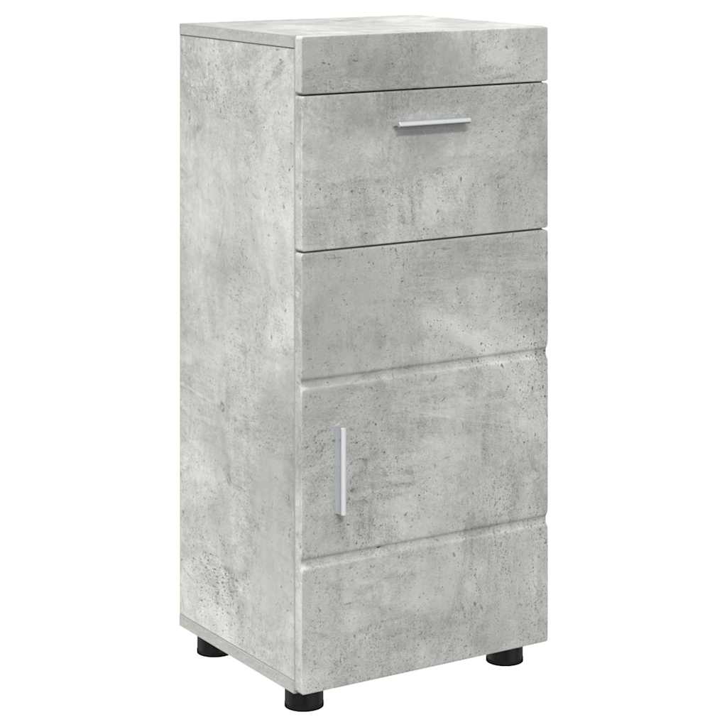 Mobile da Bagno con porta Grigio cemento 37 x 31.5 x 82 cm 880344