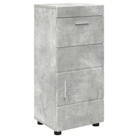 Mobile da Bagno con porta Grigio cemento 37 x 31.5 x 82 cm 880344