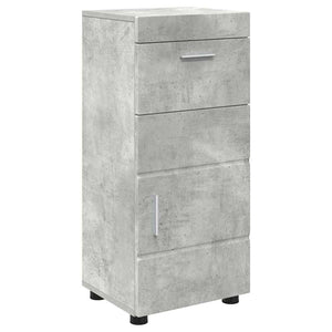 Mobile da Bagno con porta Grigio cemento 37 x 31.5 x 82 cm 880344