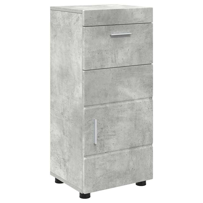 Mobile da Bagno con porta Grigio cemento 37 x 31.5 x 82 cm 880344