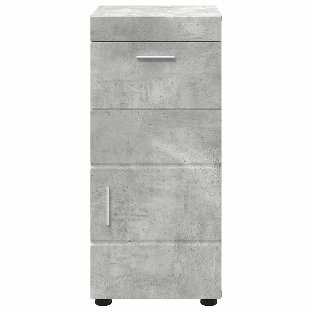 Mobile da Bagno con porta Grigio cemento 37 x 31.5 x 82 cm 880344