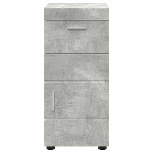 Mobile da Bagno con porta Grigio cemento 37 x 31.5 x 82 cm 880344