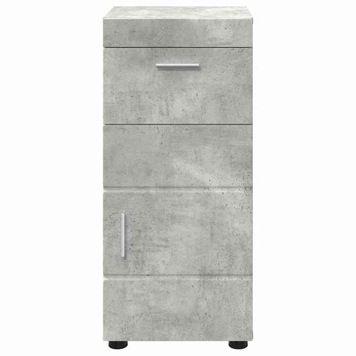 Mobile da Bagno con porta Grigio cemento 37 x 31.5 x 82 cm 880344