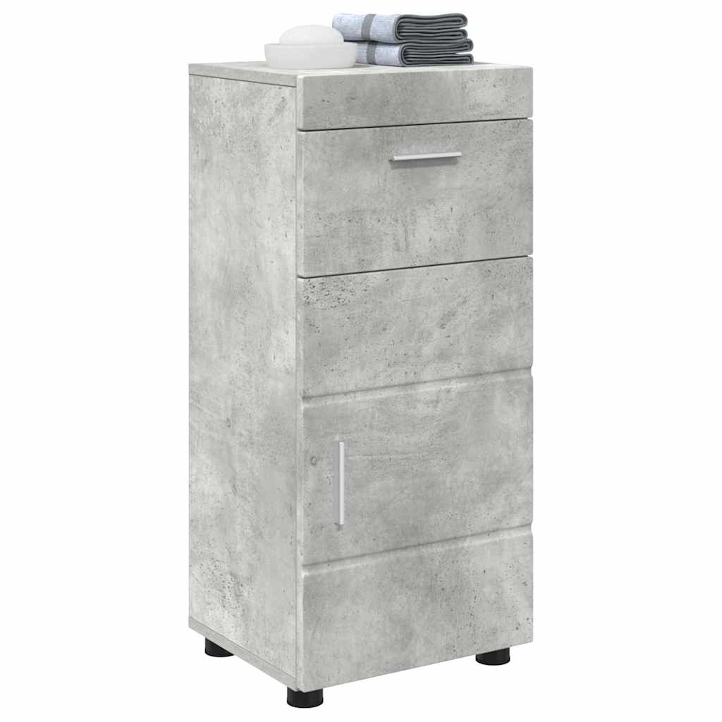 Mobile da Bagno con porta Grigio cemento 37 x 31.5 x 82 cm 880344