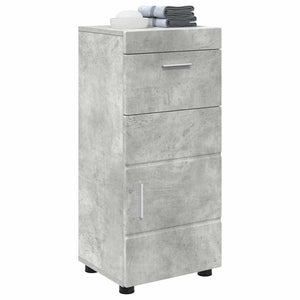 Mobile da Bagno con porta Grigio cemento 37 x 31.5 x 82 cm 880344