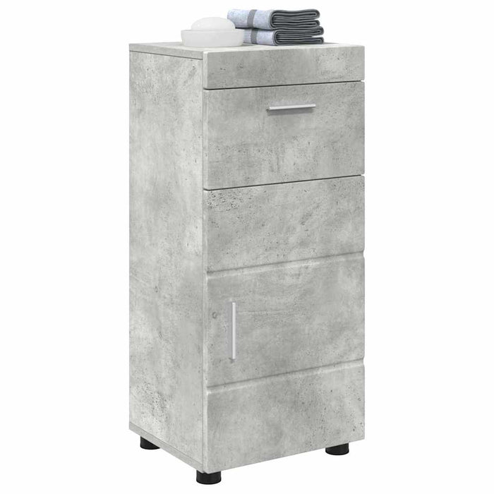 Mobile da Bagno con porta Grigio cemento 37 x 31.5 x 82 cm 880344