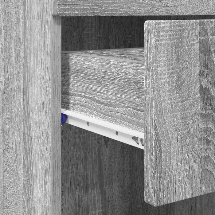 Mobile da Bagno con porta Grigio sonoma 37 x 31.5 x 82 cm 880347