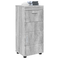 Mobile da Bagno con porta Grigio sonoma 37 x 31.5 x 82 cm 880347
