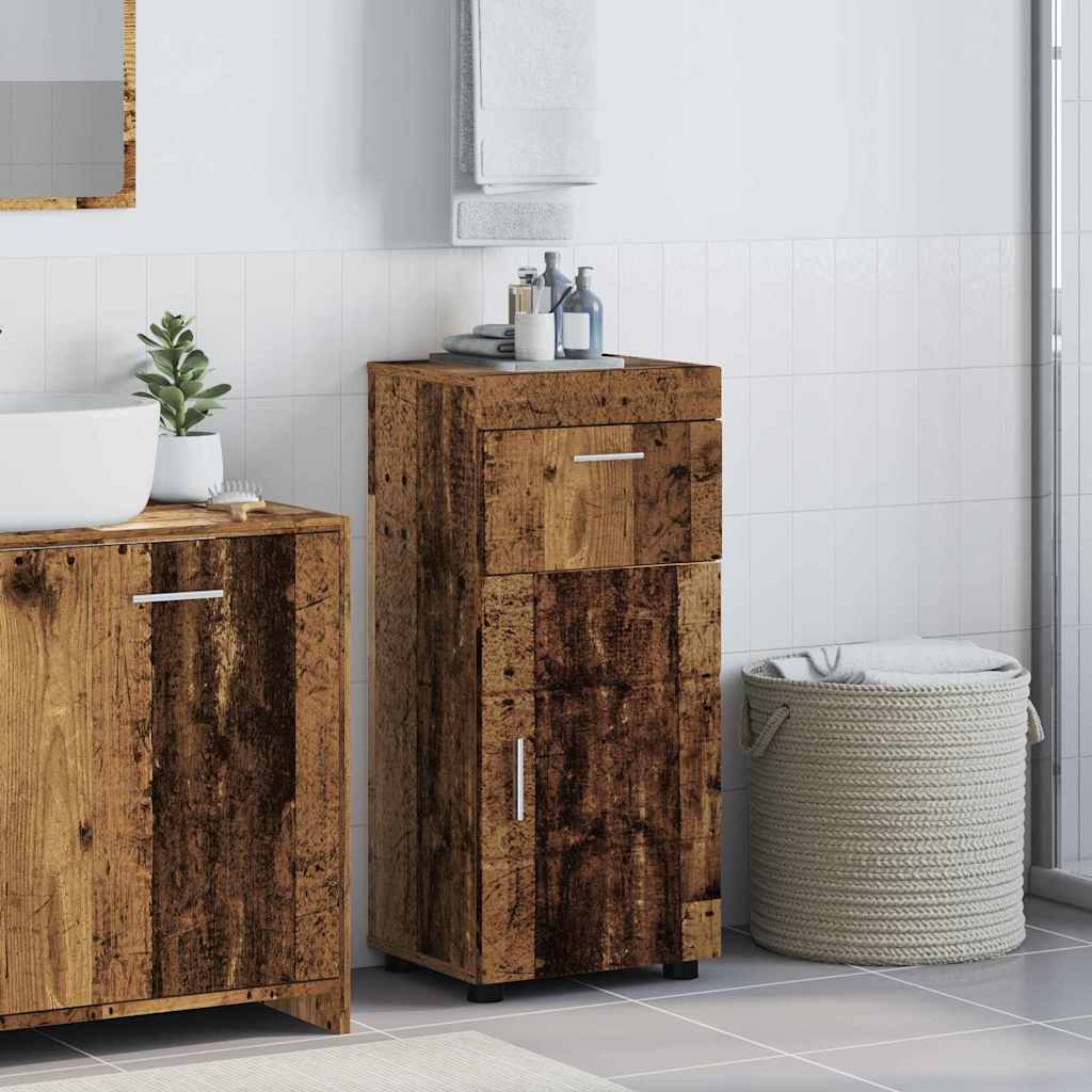 Mobile da Bagno con porta Legno vecchio 37 x 31.5 x 82 cm 880349