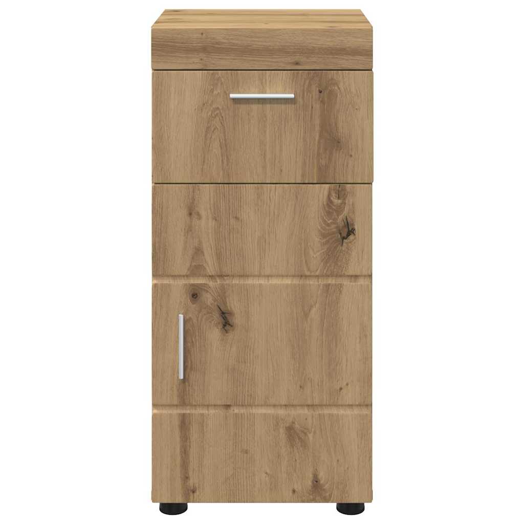 Mobile da Bagno con porta rovere artigianale 37 x 31.5 x 82 cm 880350