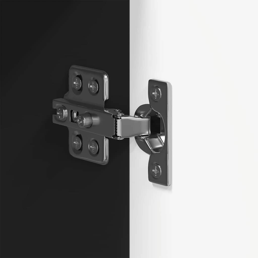 Mobile da Bagno TULUM Nero 37 x 31.5 x 203 cm Legno multistrato 880352