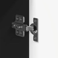 Mobile da Bagno TULUM Nero 37 x 31.5 x 203 cm Legno multistrato 880352