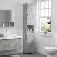 Mobile da Bagno TULUM Grigio cemento 37 x 31.5 x 203 cm 880354