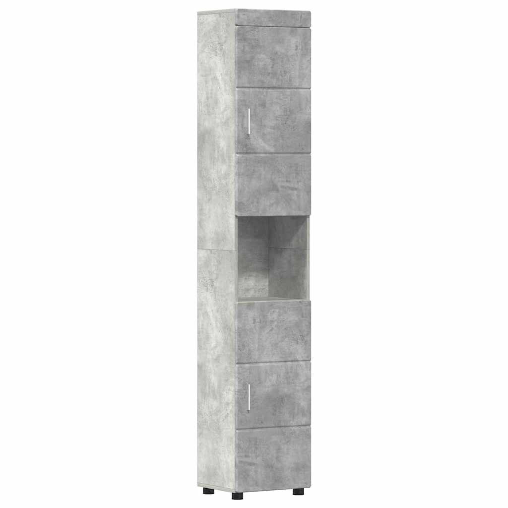Mobile da Bagno TULUM Grigio cemento 37 x 31.5 x 203 cm 880354