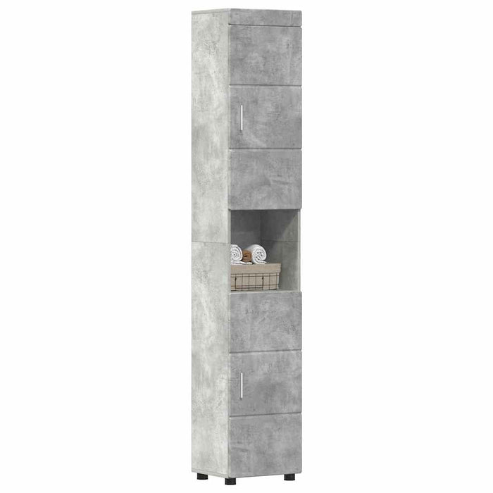 Mobile da Bagno TULUM Grigio cemento 37 x 31.5 x 203 cm 880354