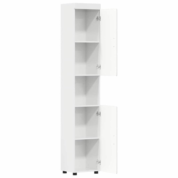 Mobile da Bagno TULUM Bianco lucido 37 x 31.5 x 203 cm 880355