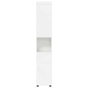 Mobile da Bagno TULUM Bianco lucido 37 x 31.5 x 203 cm 880355