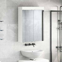 Mobiletto per specchio da bagno TULUM Bianco 60 x 16,5 x 78 cm 880361
