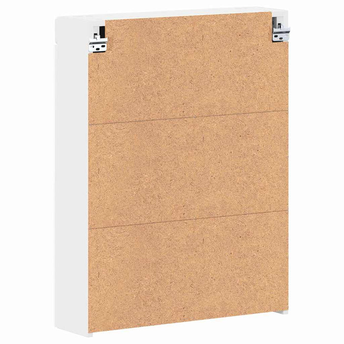 Mobiletto per specchio da bagno TULUM Bianco 60 x 16,5 x 78 cm 880361