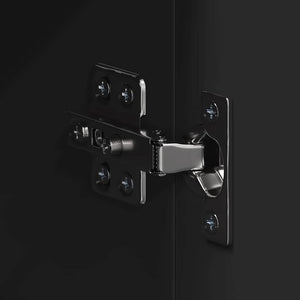 Mobiletto per specchio da bagno TULUM Nero 60 x 16,5 x 78 cm 880362