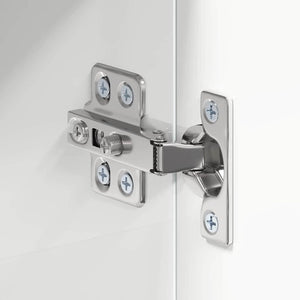 Mobiletto per specchio da bagno con porta TULUM Bianco Lucido 880365