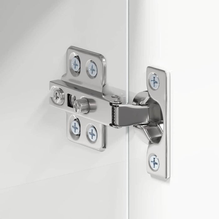 Mobiletto per specchio da bagno con porta TULUM Bianco Lucido 880365