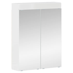 Mobiletto per specchio da bagno con porta TULUM Bianco Lucido 880365
