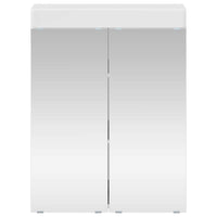 Mobiletto per specchio da bagno con porta TULUM Bianco Lucido 880365