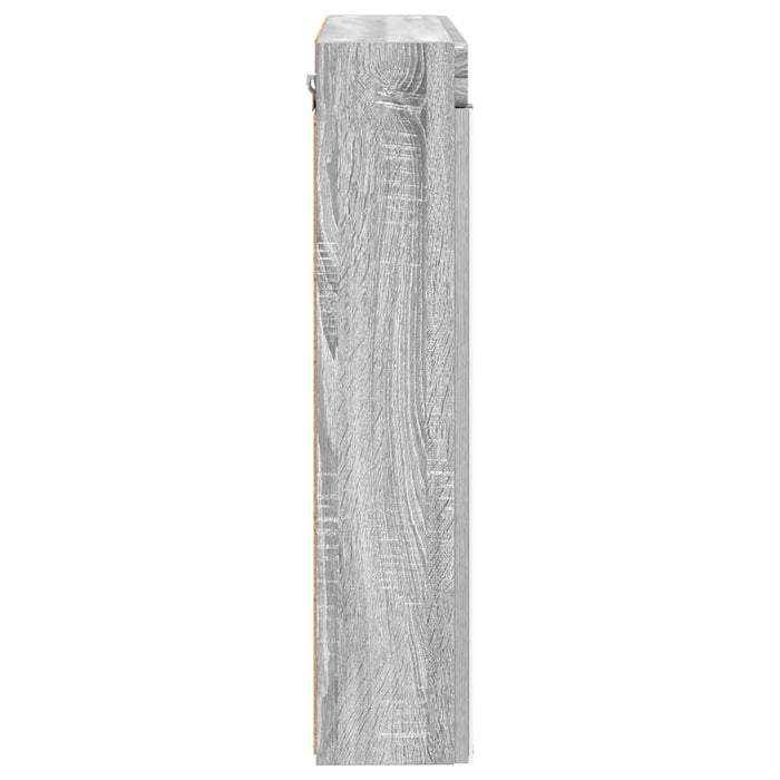 Mobiletto per specchio da bagno con porta TULUM Grigio Sonoma 880367
