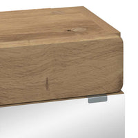 Mobiletto per specchio da bagno TULUM Rovere artigianale 880370