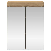 Mobiletto per specchio da bagno TULUM Rovere artigianale 880370