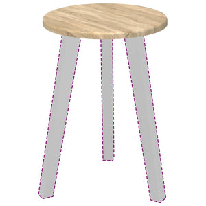 Piano del tavolo rovere sonoma 30 x 30 x 1.5 cm 880373