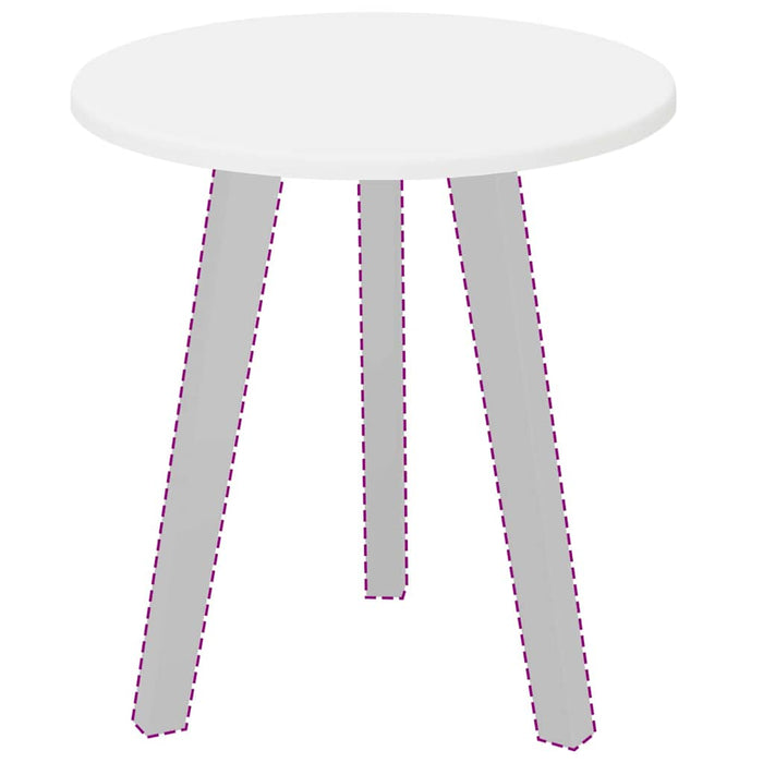 Piano del tavolo Bianco 40 x 40 x 1.5 cm Legno multistrato 880381