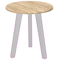 Piano del tavolo rovere sonoma 40 x 40 x 1.5 cm 880383