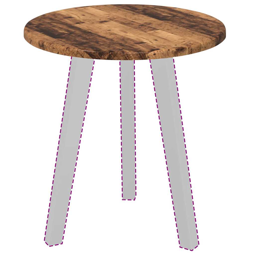 Piano del tavolo Legno vecchio 40 x 40 x 1.5 cm 880389