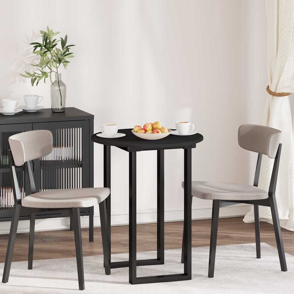 Piano del tavolo Nero 60 x 60 x 1.5 cm Legno multistrato 880402