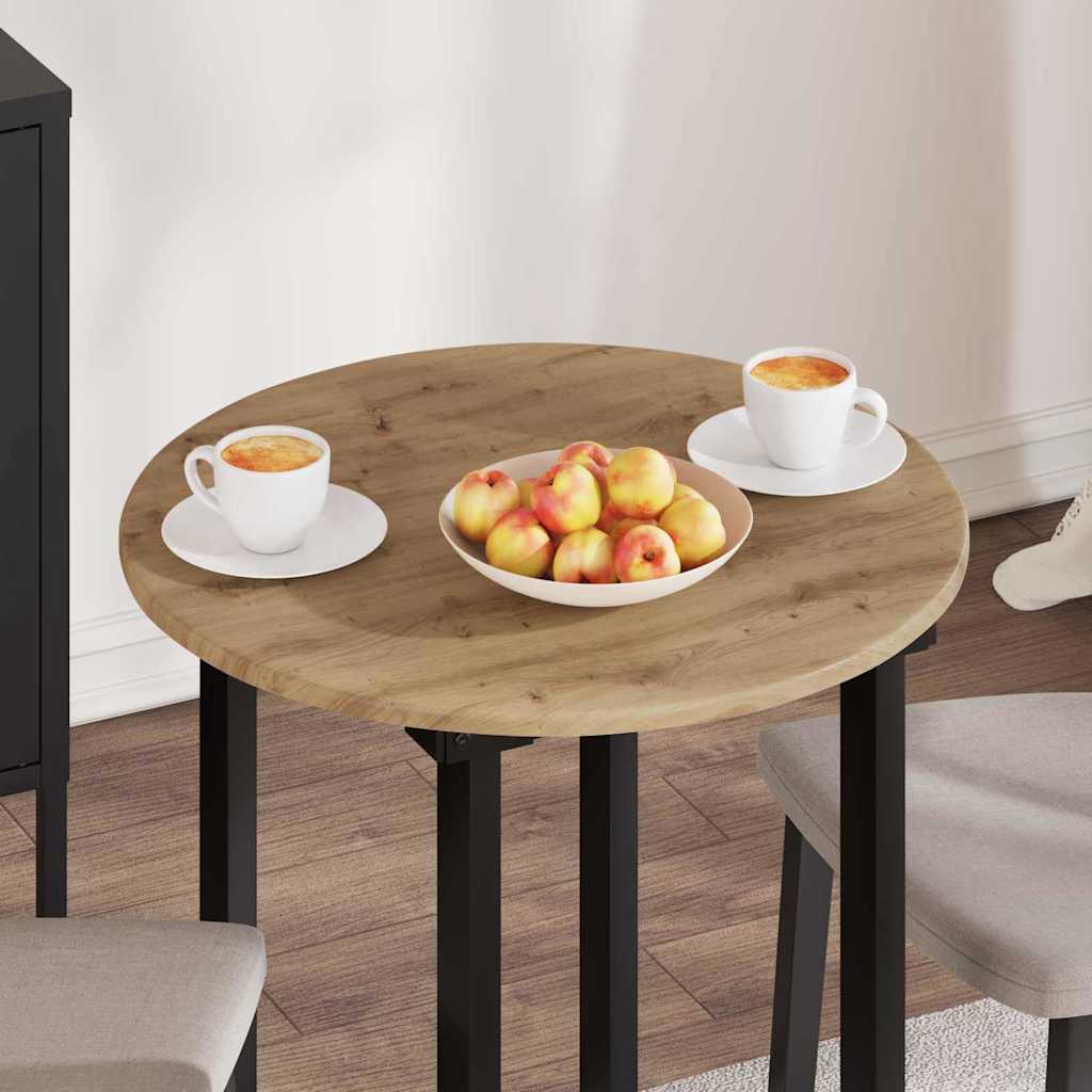 Piano del tavolo rovere artigianale 60 x 60 x 1.5 cm 880410