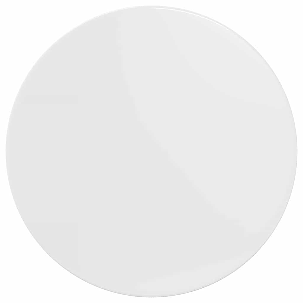 Piano del tavolo Bianco lucido 70 x 70 x 1.5 cm 880415
