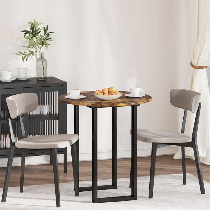 Piano del tavolo Rovere fumo 70 x 70 x 1.5 cm Legno multistrato 880416