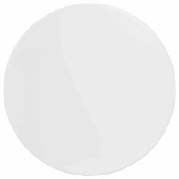 Piano del tavolo Bianco lucido 80 x 80 x 1.5 cm 880425