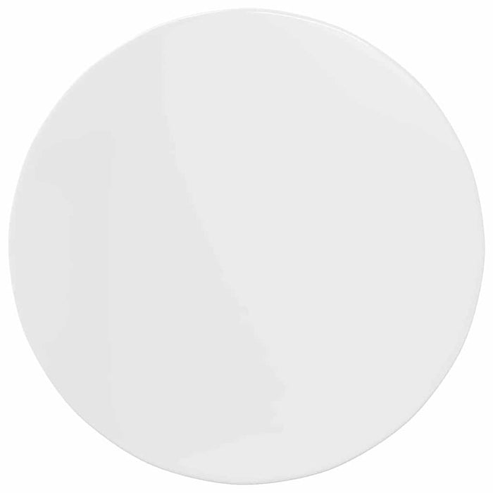 Piano del tavolo Bianco lucido 80 x 80 x 1.5 cm 880425