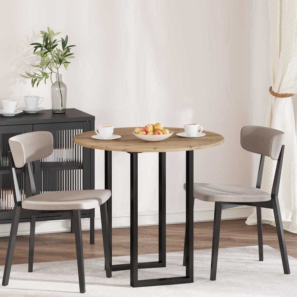 Piano del tavolo rovere artigianale 80 x 80 x 1.5 cm 880430