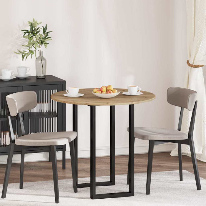 Piano del tavolo rovere artigianale 80 x 80 x 1.5 cm 880430