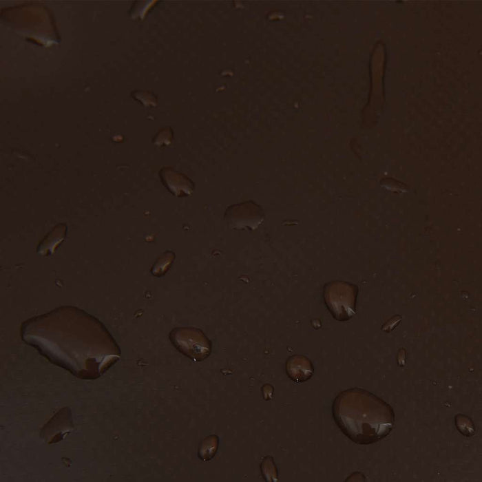 Telo 650g / m² Marrone 4 x 6 m Tela con rivestimento in PVC 42017712