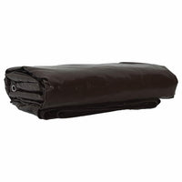 Telo 650g / m² Marrone 5 x 7 m Tela con rivestimento in PVC 42017727