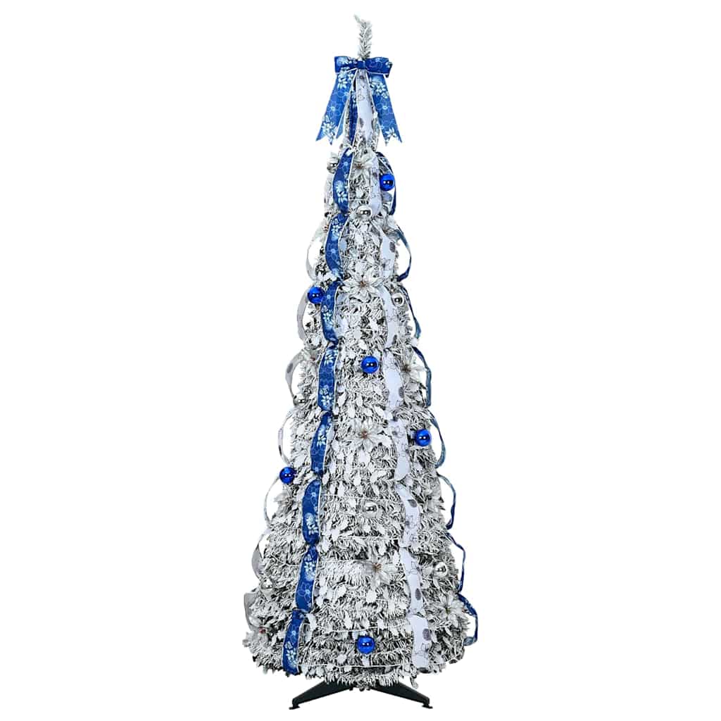 Albero di Natale artificiale con 150 LED Verde 180 cm PVC 42018636