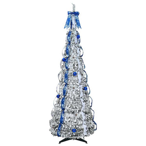 Albero di Natale artificiale con 200 LED Verde 210 cm PVC 42018637