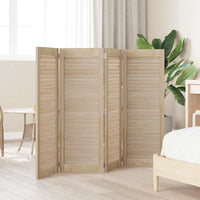 vidaXL Porte per Armadi con porta 4 pcs Marrone 110 x 39.5 x 2.1 cm