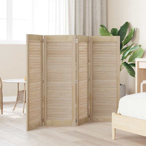 vidaXL Porte per Armadi con porta 4 pcs Marrone 110 x 39.5 x 2.1 cm