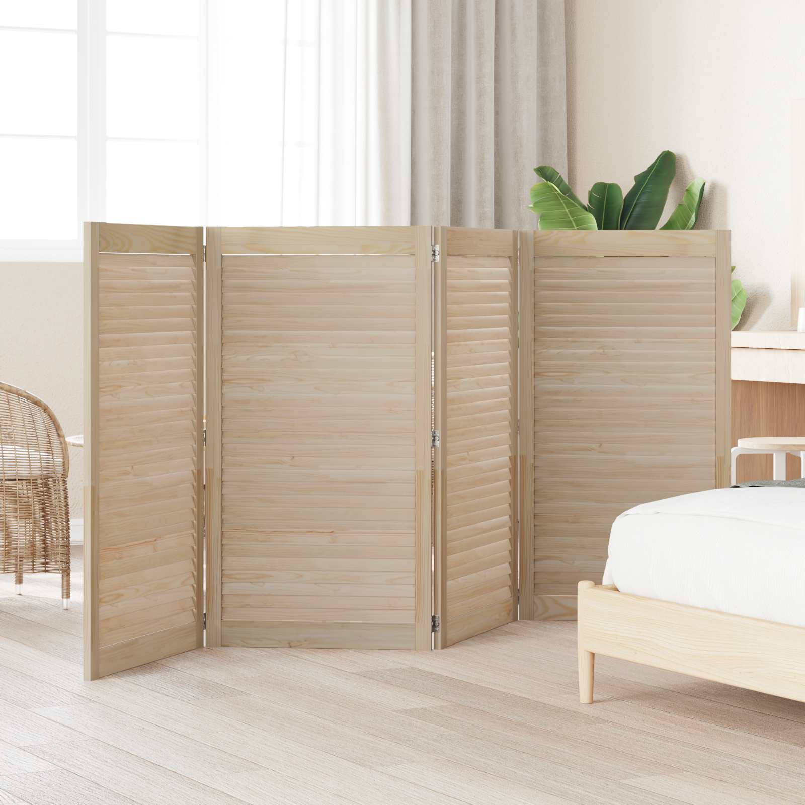 Porta per Armadio con porta 4 pcs Naturale 140.5 x 2 x 59.5 cm 3394496